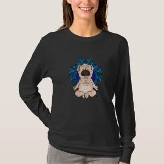 Camiseta Zen Buddhism Meditation Dog Women Yoga Pug