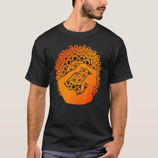 Camiseta Zen Buddhism Spiritual Mediation Mandala Yoga (Frente)