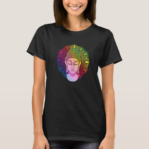 Camiseta Zen budista Mantra colorida Mandala Zen budismo