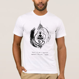 Camiseta Zen Citação: Sabedoria e Meditação