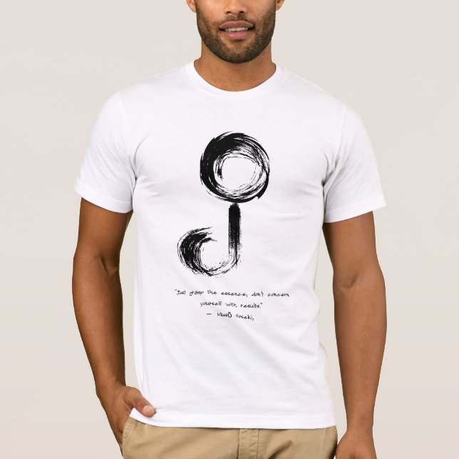 Camiseta Zen Citação: Sabedoria e Meditação (Frente)