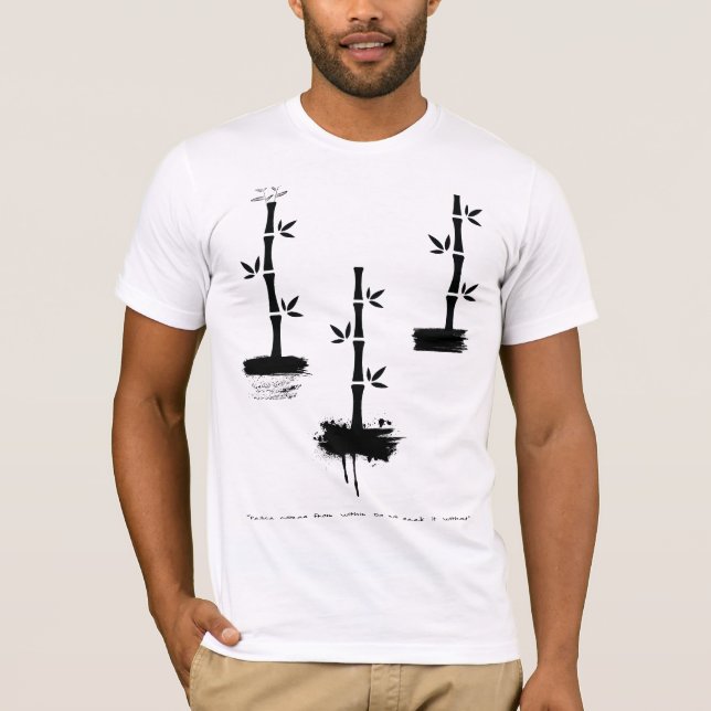 Camiseta Zen Citação: Sabedoria e Meditação (Frente)
