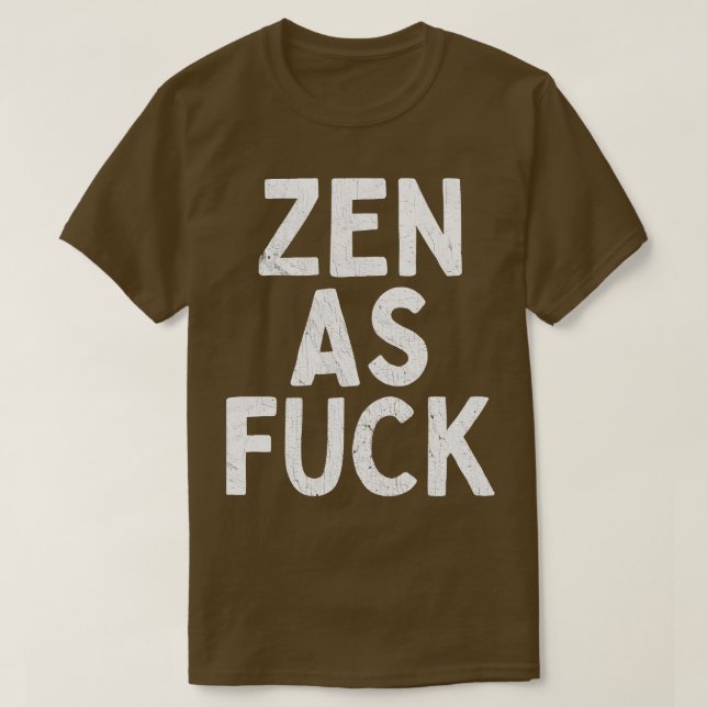 Camiseta Zen como 1 (Frente do Design)