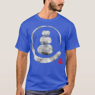 Camiseta Zen Enso Circle e Zen Stones