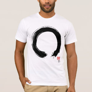 Camiseta Zen Enso. T-shirt do círculo do zen