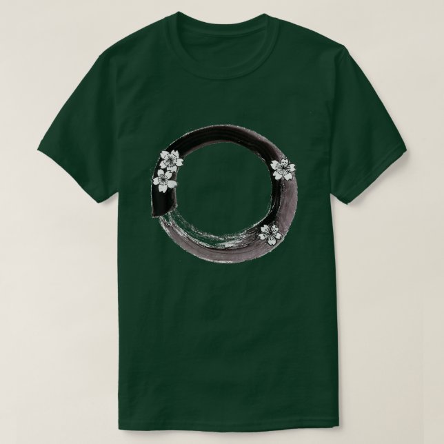 Camiseta ZEN ensou sakura (Frente do Design)