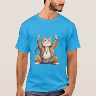 Camiseta Zen Feline Elegance T-Shirt