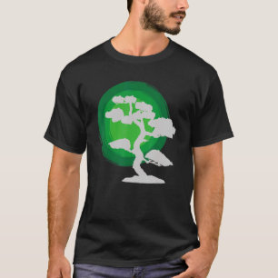 Camiseta Zen Gardening Budista Cultura Japonesa Bonsai Tre