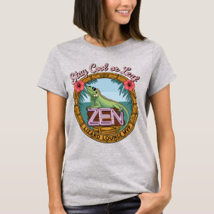 Camiseta Zen Lizard Lounge – Fique Frio ou Deixe