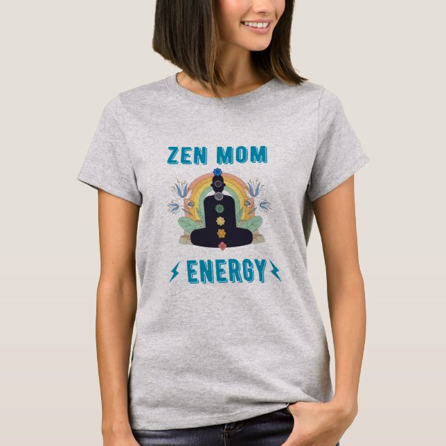 Camiseta Zen Mãe Energy (Frente)