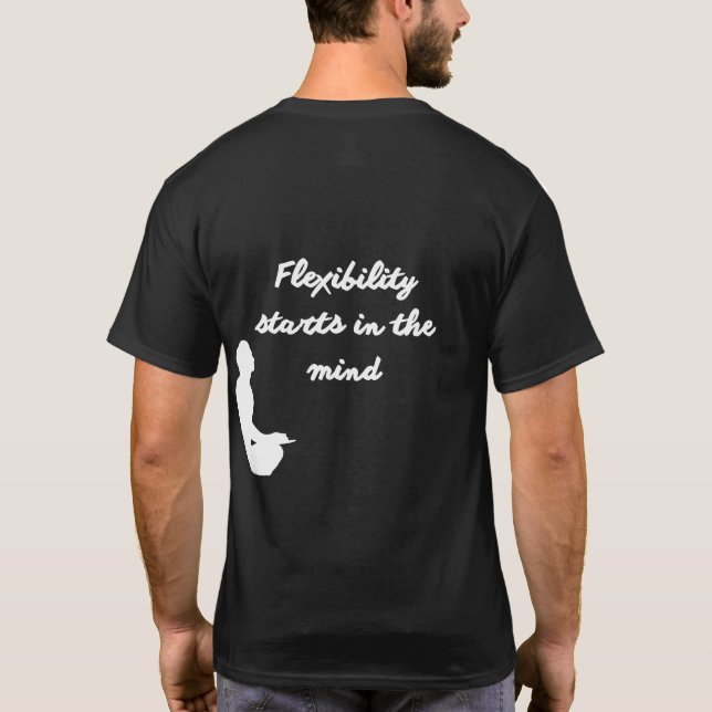 Camiseta Zen Mind Yoga BLACK (Verso)