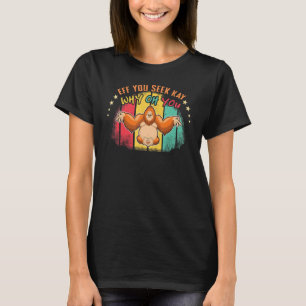 Camiseta Zen Namaste Meditação Animal Por que Você Macaco P