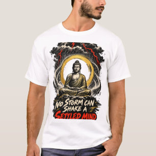 Camiseta Zen - Nenhuma Tempestade Pode Abalar uma