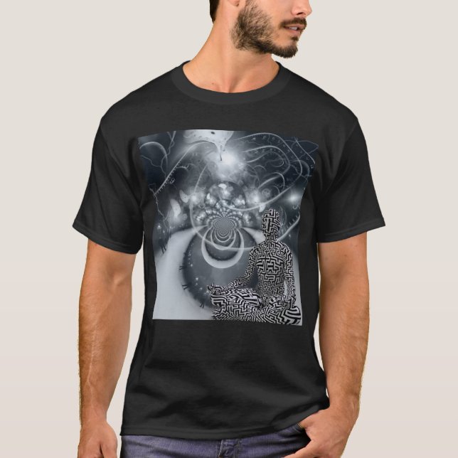 Camiseta Zen no lotus pose (Frente)