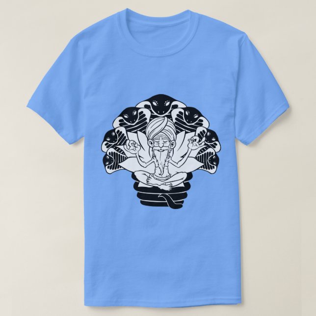 Camiseta zen preto e branco (Frente do Design)