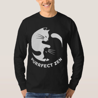 Camiseta Zen Purrfect Zen Ajustado relaxado