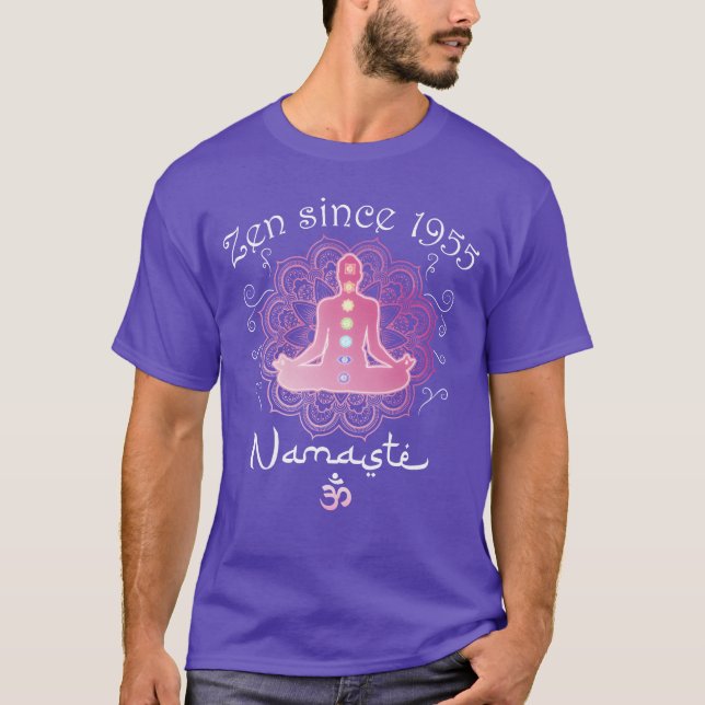 Camiseta Zen Since 1955 70 Years of Peaceful Reflection (Frente)