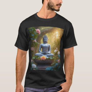 Camiseta "Zen Threads: Teto de Tranquilidade Inspirado em B