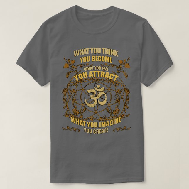 Camiseta Zen Yoga O Que Você Acha Que Se Tornou (Frente do Design)