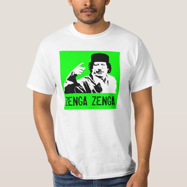 Camiseta Zenga Zenga! (edição do valor) (Frente)