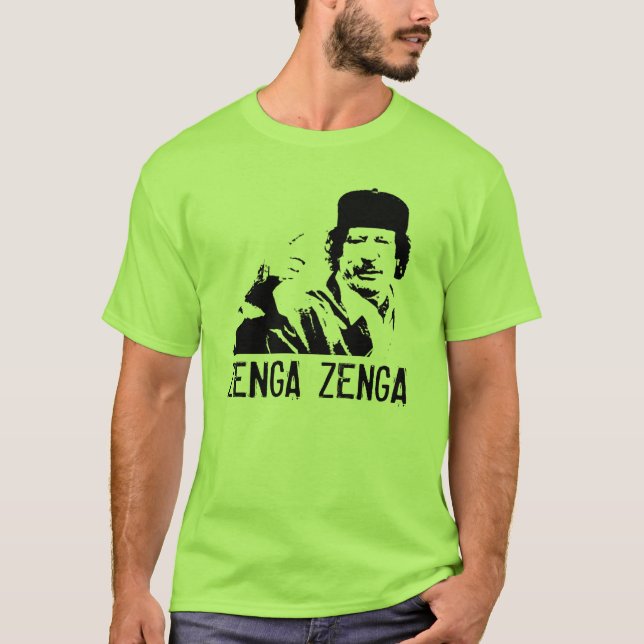 Camiseta Zenga Zenga! (edição do verde limão) (Frente)