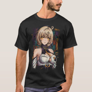 Camiseta Zenless Zone Zero Yidhari Murphy Chapéu Preto Bran
