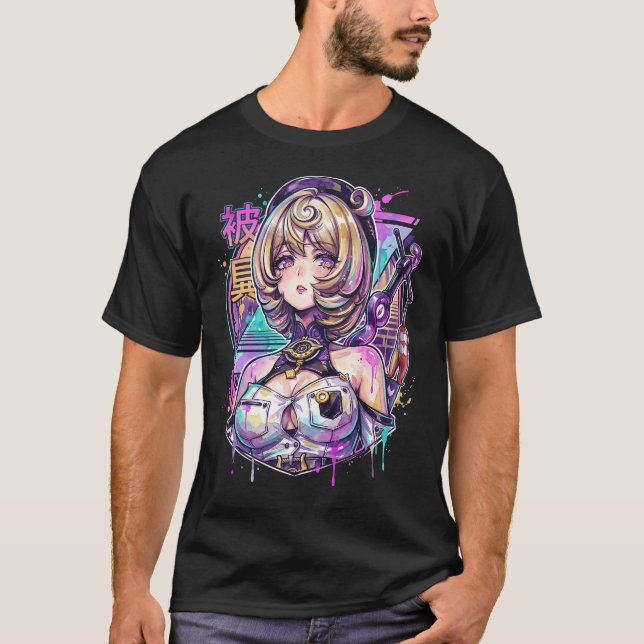 Camiseta Zenless Zone Zero Yidhari Polvo Thiren Tentáculos (Frente)