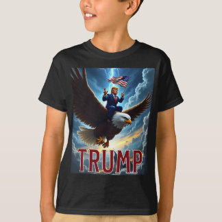 Camiseta Zenzo's Atomic Political Designs President Trump R