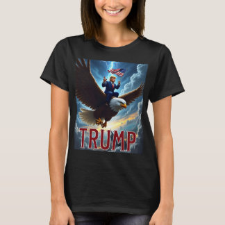 Camiseta Zenzo's Atomic Political Designs President Trump R