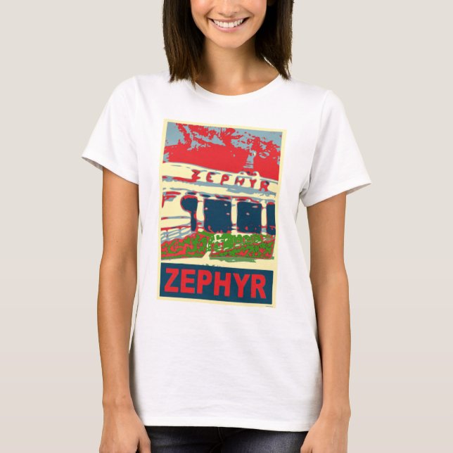 Camiseta Zephyr Rollercoaster Pontchartrain Beach (Frente)