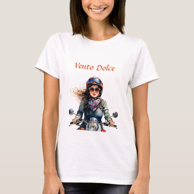 Camiseta "Zephyra" "Vento Dolce" - Vento doce (Frente)