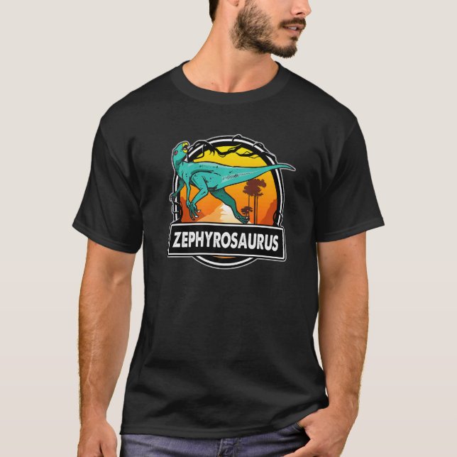 Camiseta Zephyrosaurus Dinosaur Prehistoric Dinosaurs (Frente)