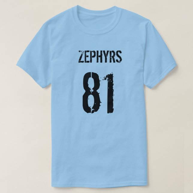 Camiseta "Zephyrs 81" t-shirt (Frente do Design)