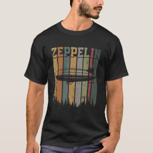 Camiseta Zeppelin retrô anos 70 80 Dirigível Zepelim Z