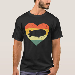 Camiseta Zeppelin Retro Vintage Sunset Dirigible Airship