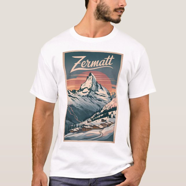 Camiseta Zermatt Vintage (Frente)