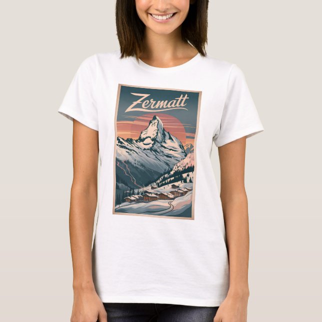 Camiseta Zermatt Vintage (Frente)