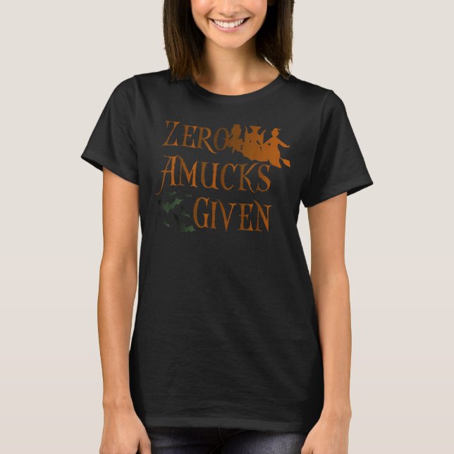Camiseta Zero Amucks Dados Cute Amuck Com Bat Halloween (Frente)