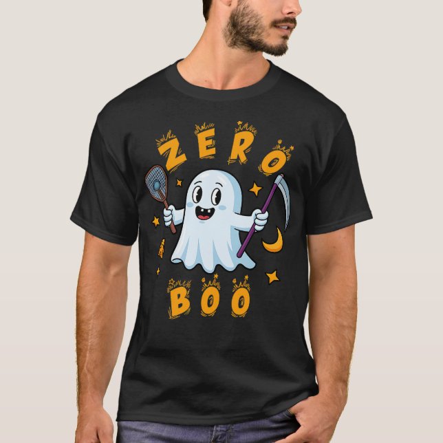 Camiseta zero boo divertido halloween (Frente)