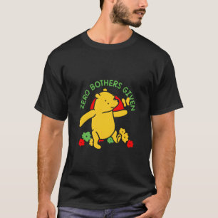 Camiseta Zero Bothers, Dançando Bear Novidade