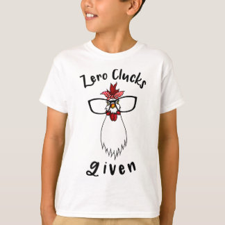 Camiseta Zero Cluques Dados Fazendeiro De Fazenda De Frango