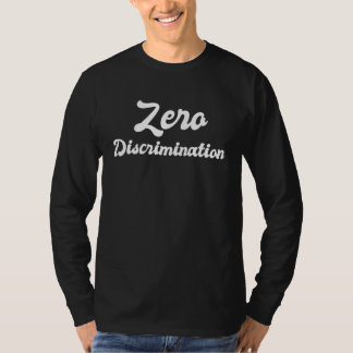Camiseta Zero Discriminação Direitos Iguais Anti Racismo Pa