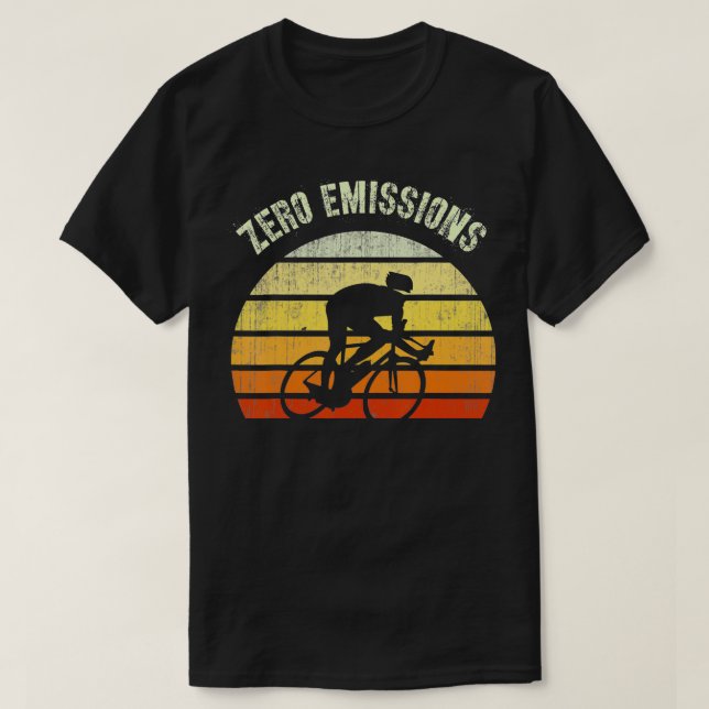 Camiseta ZERO EMISSIONES Venham O Ciclologista De Bike Salv (Frente do Design)