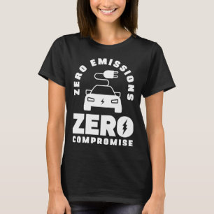 Camiseta Zero Emissões Sem Concessões Bateria Elétrica Ve
