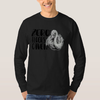 Camiseta Zero Flocks Given  Animal  Flamingo For Men Women 