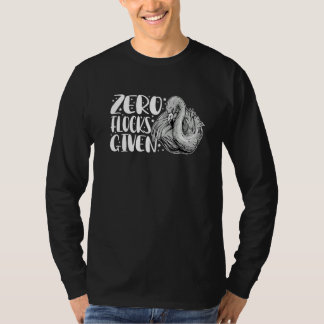 Camiseta Zero Flocks Given Animal Flamingo For Men Women