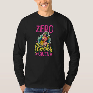 Camiseta Zero Flocks Given Flamingo Ananas