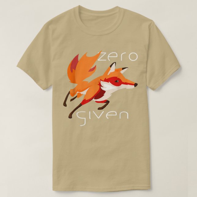 Camiseta Zero Fo Dado Engraçado (Frente do Design)