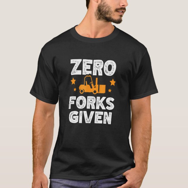 Camiseta Zero Forklif - Trabalhador do Armazém (Frente)