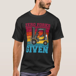 Camiseta Zero Forks Fornecidos pelo Depósito de Caminhão do